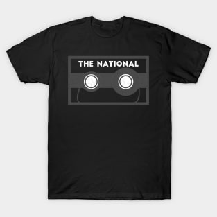 The National Band Logo Cassette Tape Distressed T-Shirt